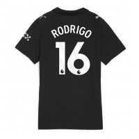 Manchester City Rodri Hernandez #16 Vonkajší Ženy futbalový dres 2025-26 Krátky Rukáv